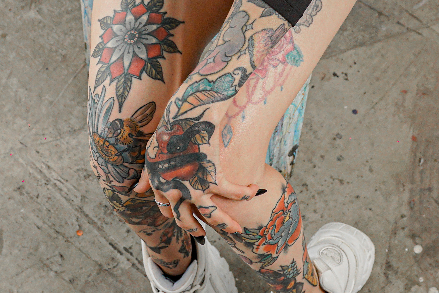 Why patchwork tattoo sleeves are all the rage